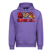 Tulip peace love crawfish Urban Hoodie - MaliasSmallBusiness