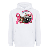 White floral cancer ribbon vintage camera Heavyweight Hoodie - FaDigitalArtStudio