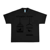 Black Attempted Murder Urban Heavy Tee - Bettercallsaul