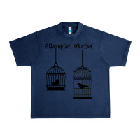 Navy Attempted Murder Urban Heavy Tee - Bettercallsaul