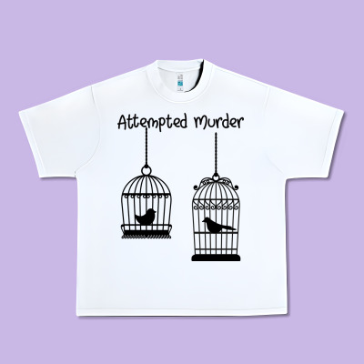 Attempted Murder Urban Heavy Tee Designed By Bettercallsaul
