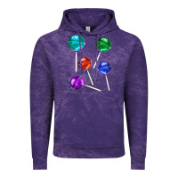 Cloud Purple lollipops Vintage Hoodie - AdoDesignShop