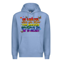 Colony Blue be careful when you follow the masses sometimes th Premium Hoodie - MaliasSmallBusiness
