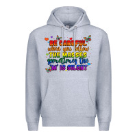 Heather Grey be careful when you follow the masses sometimes th Premium Hoodie - MaliasSmallBusiness