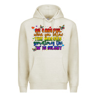 Oatmeal Heather be careful when you follow the masses sometimes th Premium Hoodie - MaliasSmallBusiness