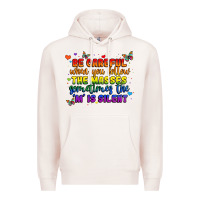 Pale Pink be careful when you follow the masses sometimes th Premium Hoodie - MaliasSmallBusiness