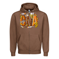Chestnut fall cna Zipper Hoodie - texasbilliewilder