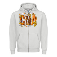 Dove Grey fall cna Zipper Hoodie - texasbilliewilder