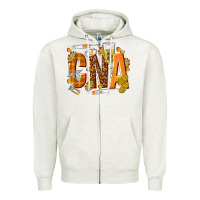 Oatmeal Heather fall cna Zipper Hoodie - texasbilliewilder