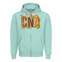 Seafoam fall cna Zipper Hoodie - texasbilliewilder