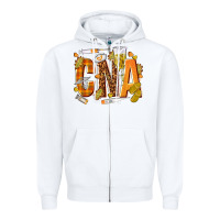 White fall cna Zipper Hoodie - texasbilliewilder