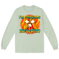 Matcha i m fulfilling my destiny Long Sleeve Tee - texasbilliewilder
