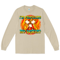 Mushroom i m fulfilling my destiny Long Sleeve Tee - texasbilliewilder