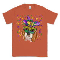 Copper mardi gras  mask beagle Classic Tee - RanaPortraitStore