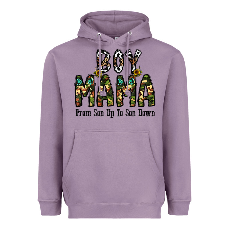 Boy Mama From Son Up To Son Down Heavyweight Hoodie by CowhideDigitalArt | Teevron