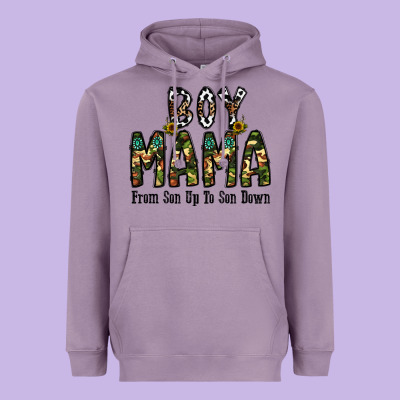 Boy Mama From Son Up To Son Down Heavyweight Hoodie Designed By Cowhidedigitalart