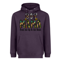 Plum Boy Mama From Son Up To Son Down Heavyweight Hoodie - CowhideDigitalArt