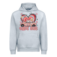 Heather Grey love bug Urban Hoodie - MaliasSmallBusiness