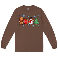 Chestnut christmas gingerbread cookies Long Sleeve Tee - Zillion Design Studio
