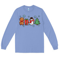 Colony Blue christmas gingerbread cookies Long Sleeve Tee - Zillion Design Studio