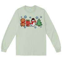 Matcha christmas gingerbread cookies Long Sleeve Tee - Zillion Design Studio