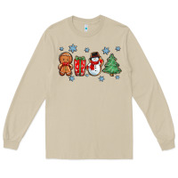 Mushroom christmas gingerbread cookies Long Sleeve Tee - Zillion Design Studio