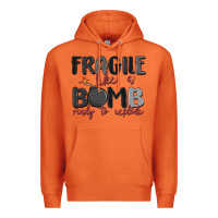 Carrot fragile like a bomb ready to explode Premium Hoodie - MaliasSmallBusiness
