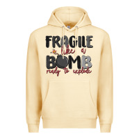 Pina Colada fragile like a bomb ready to explode Premium Hoodie - MaliasSmallBusiness