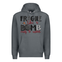 Rock fragile like a bomb ready to explode Premium Hoodie - MaliasSmallBusiness