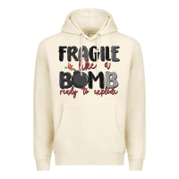 Tofu fragile like a bomb ready to explode Premium Hoodie - MaliasSmallBusiness