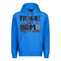 True Royal fragile like a bomb ready to explode Premium Hoodie - MaliasSmallBusiness