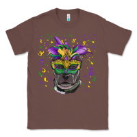 Chestnut mardi gras  mask pitbull Classic Tee - RanaPortraitStore