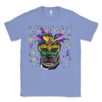 Colony Blue mardi gras  mask pitbull Classic Tee - RanaPortraitStore