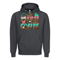Smoke half nurse half coffee Zipper Hoodie - texasbilliewilder
