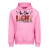 Fuchsia Pink be the light Urban Hoodie - MaliasSmallBusiness