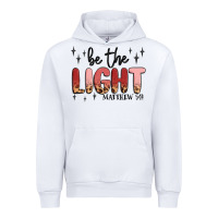 White be the light Urban Hoodie - MaliasSmallBusiness