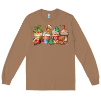 Toasted Coconut christmas gingerbread coffee cups Long Sleeve Tee - Zillion Design Studio