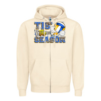 Sandshell tis' the season volleyball Zipper Hoodie - Zillion Design Studio