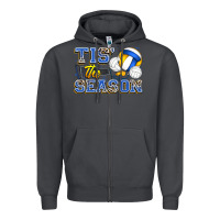Smoke tis' the season volleyball Zipper Hoodie - Zillion Design Studio