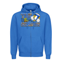 Tis' The Season Volleyball Zipper Hoodie | Teevron