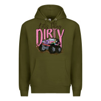 Army Green let's play dirty Premium Hoodie - MaliasSmallBusiness