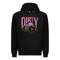 Black let's play dirty Premium Hoodie - MaliasSmallBusiness
