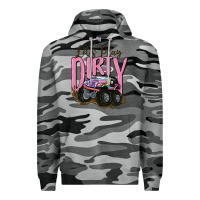 Slate Camo let's play dirty Premium Hoodie - MaliasSmallBusiness
