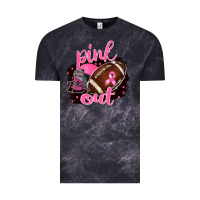 Cloud Black Pink Out Football Vintage Tee - BarkalooDesign
