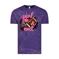 Cloud Purple Pink Out Football Vintage Tee - BarkalooDesign