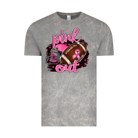 Cloud Rock Pink Out Football Vintage Tee - BarkalooDesign