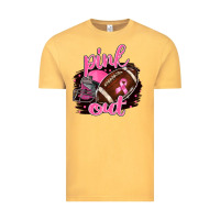 Vintage Mustard Pink Out Football Vintage Tee - BarkalooDesign