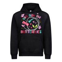 Black you give me butterflies Urban Hoodie - MaliasSmallBusiness