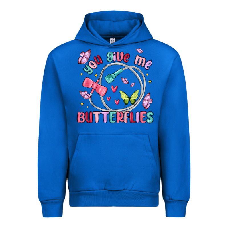 You Give Me Butterflies Urban Hoodie by MaliasSmallBusiness | Teevron