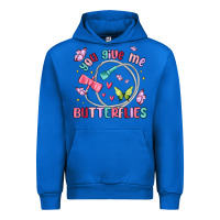 Cobalt you give me butterflies Urban Hoodie - MaliasSmallBusiness